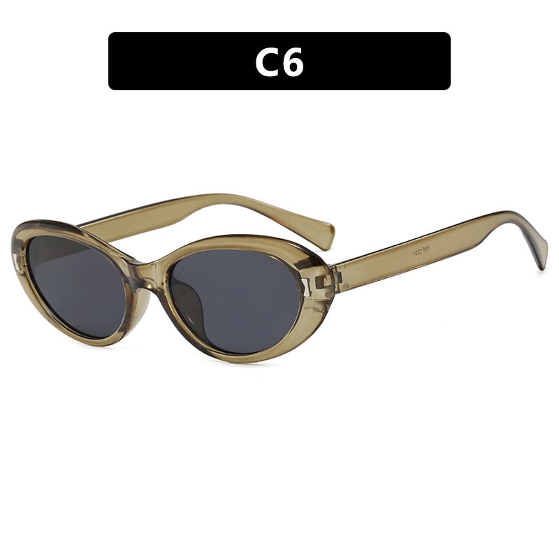 Dame Cat-Eye solbriller med beskyttende UV-filter og stilfull ramme Skanto
