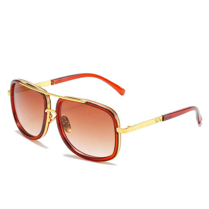 Dame kvadratisk solbrille med luksuriøse detaljer Skanto