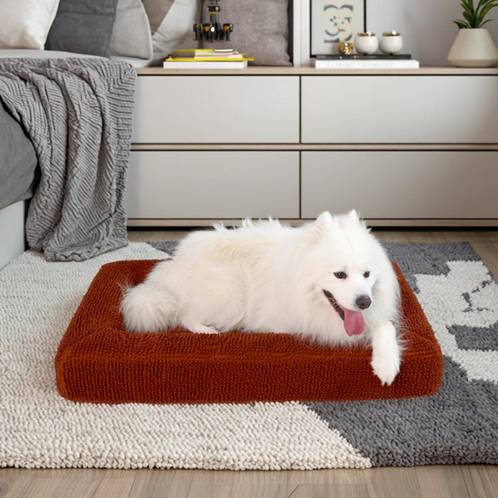 Plush ortopedisk hundeseng