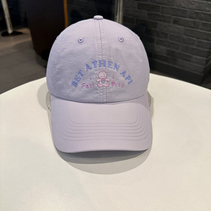 Kvinne Lekende Brodert Caps Skanto