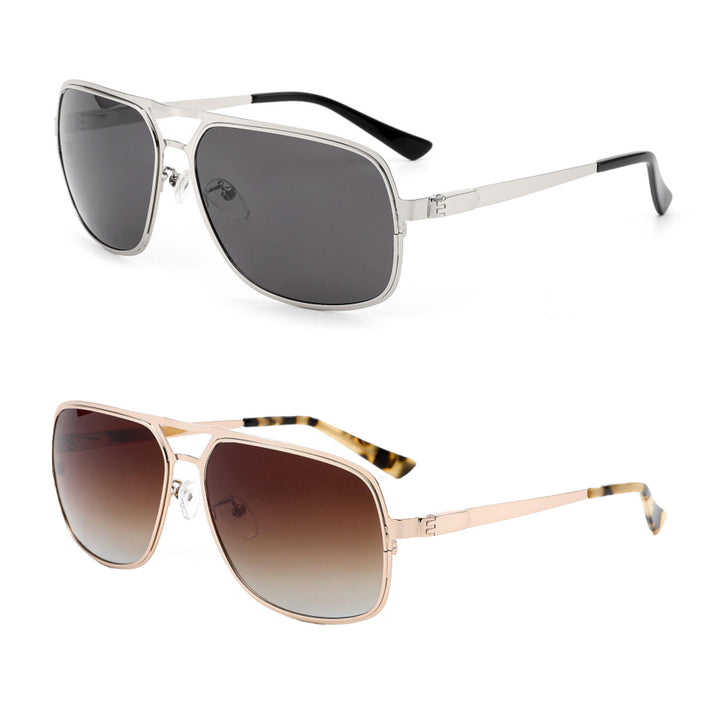 Dame stor solbrille i moderne design med robust ramme Skanto