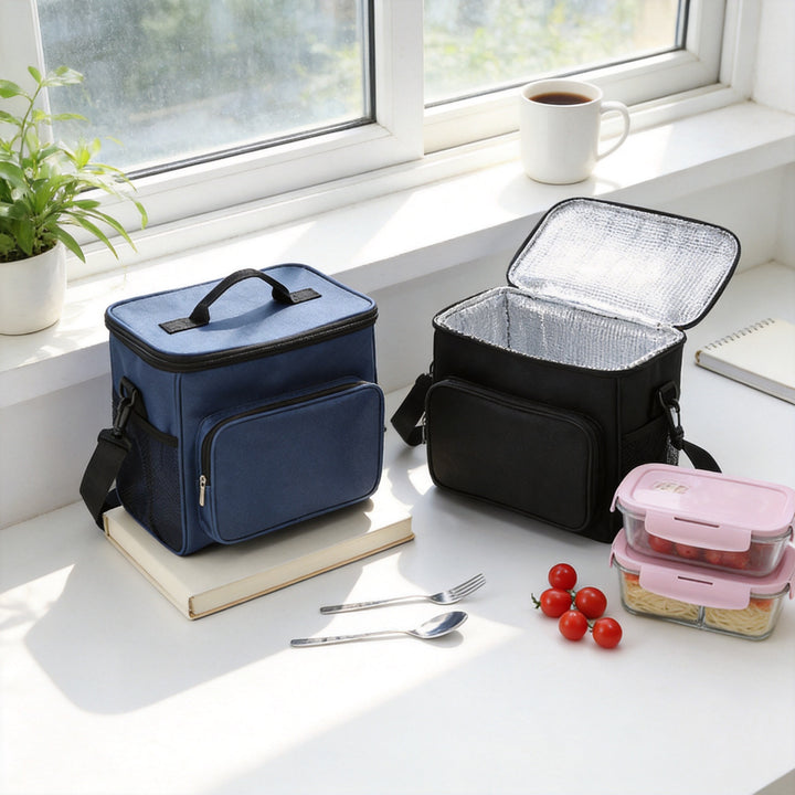 Insulated cooler bag with practical pockets Skanto