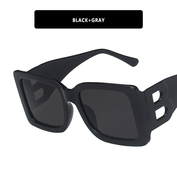 Dame moteriktig solbrille i trendy leoparddesign Skanto