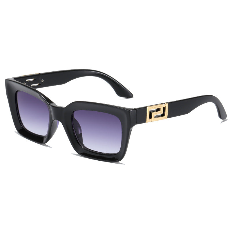 Dame kvadratisk solbrille med luksuriøs design Skanto