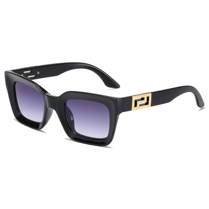 Dame kvadratisk solbrille med luksuriøs design Skanto