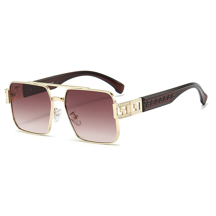 Dame kvadratisk solbrille med ergonomisk ramme og UV-beskyttelse Skanto