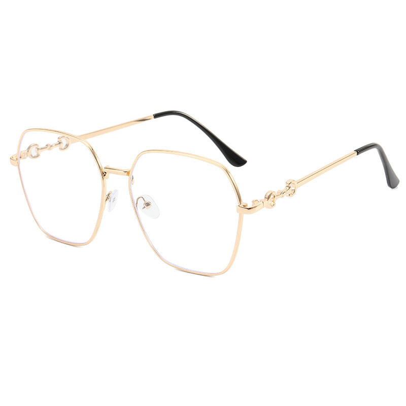 Dame geometrisk Oversized solbrille Skanto