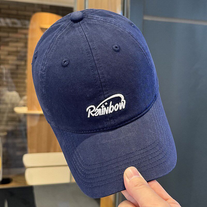 Unisex Bordet Bomull Baseball Cap Skanto