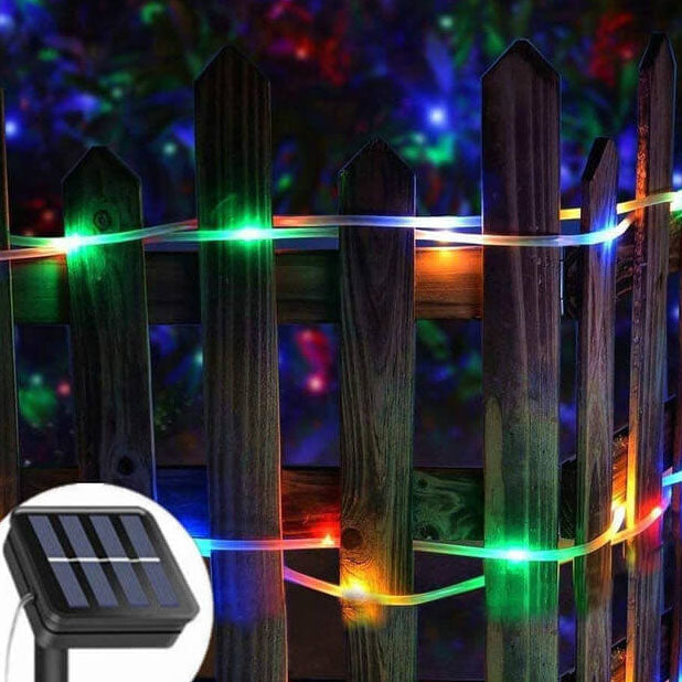Skanto | LED Solcelle Lyskæde Feelys Vandtætte Kobbertråd Udelampe Feelys