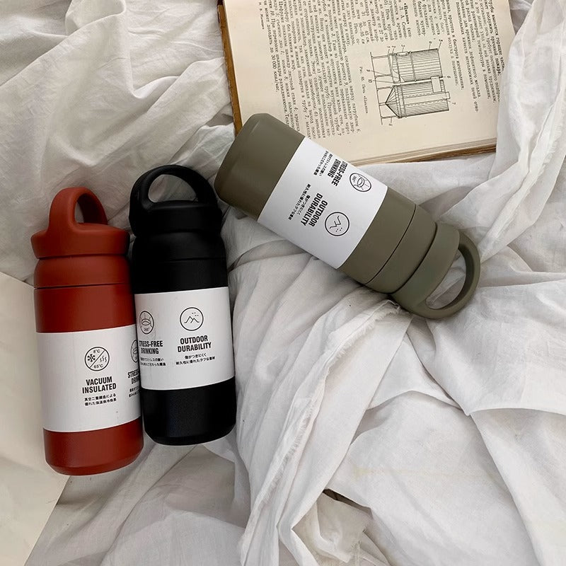 Damen Isolierwasserflasche mit ergonomischem Tragegriff Skanto