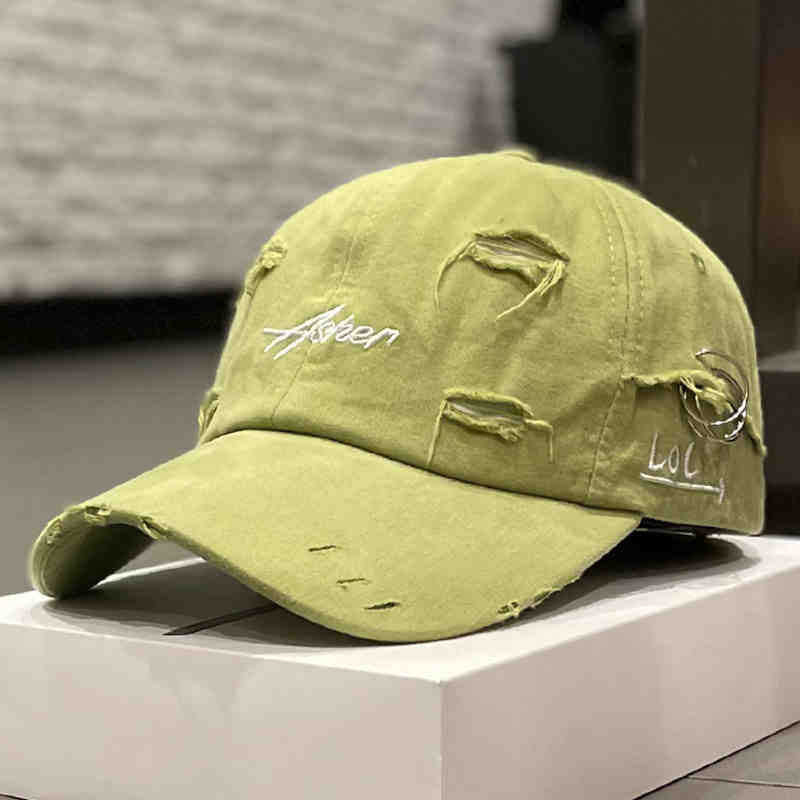 Unisex Slittet Jean Justerbar Caps Skanto