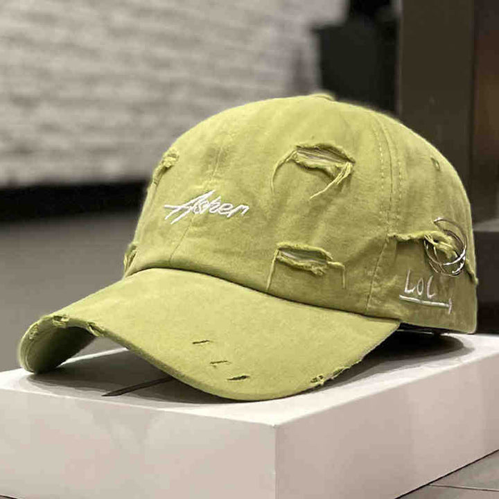 Unisex Slittet Jean Justerbar Caps Skanto