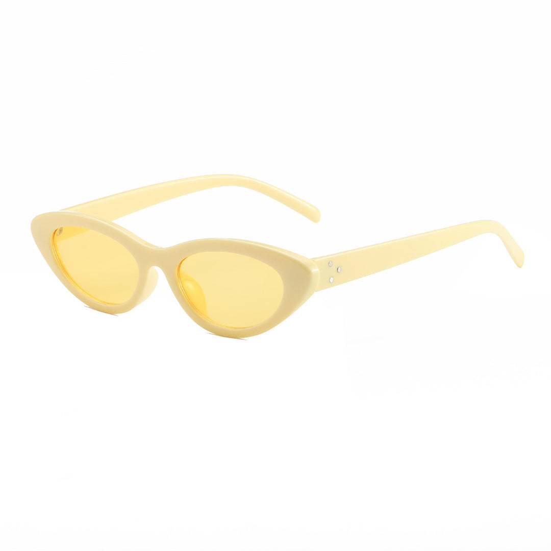 Dame Cat-Eye solbriller i elegant Leo-design Skanto