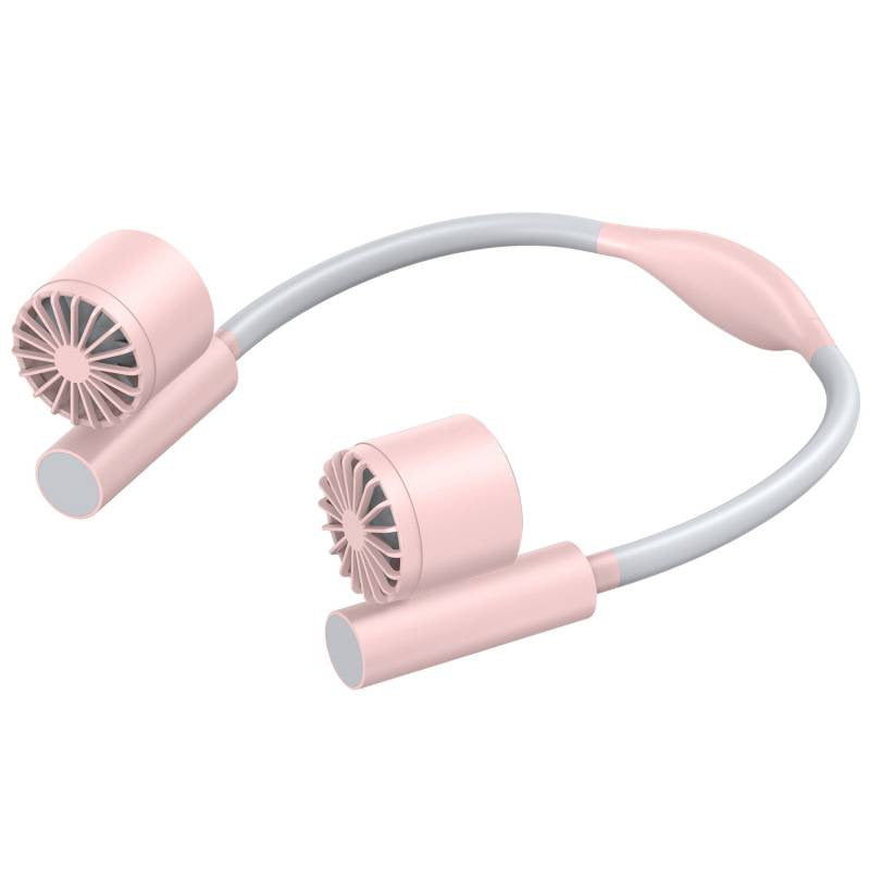 Kjøling hands-free dual-head bærbar nakkevifte med justerbar helling stille børsteløse motorer Skanto