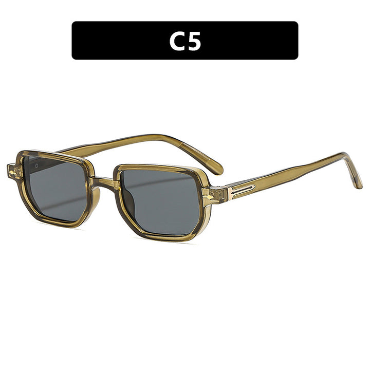 Dame kvadratisk solbrille med elegant design og polariserende glass Skanto