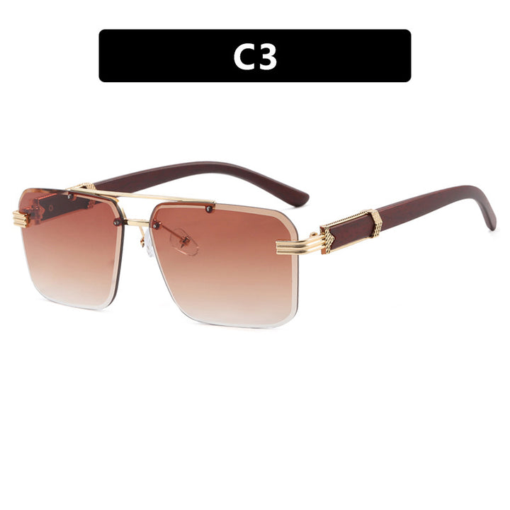 Damer geometrisk oversized solbrille med trendy design og luksuriøse detaljer Skanto