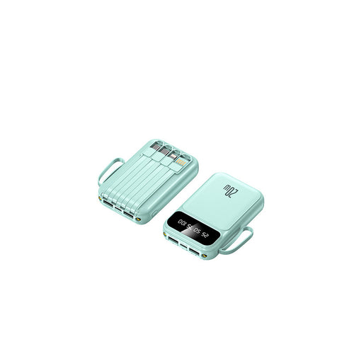 Bærbar powerbank med integrert hurtigladefunksjon og LCD-skjerm Skanto