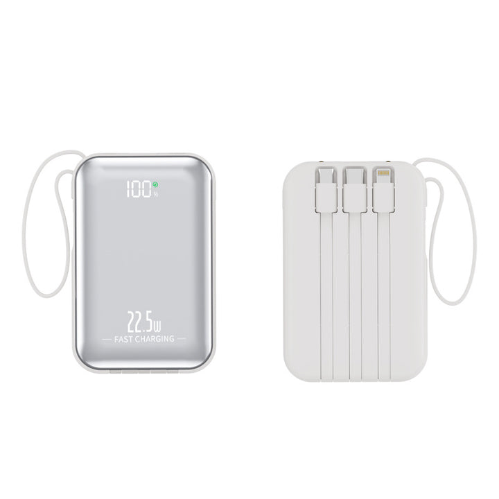 kompakt Powerbank med hurtiglading funksjon Skanto