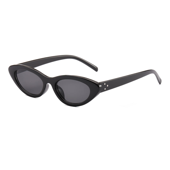 Dame Cat-Eye solbriller i elegant Leo-design Skanto