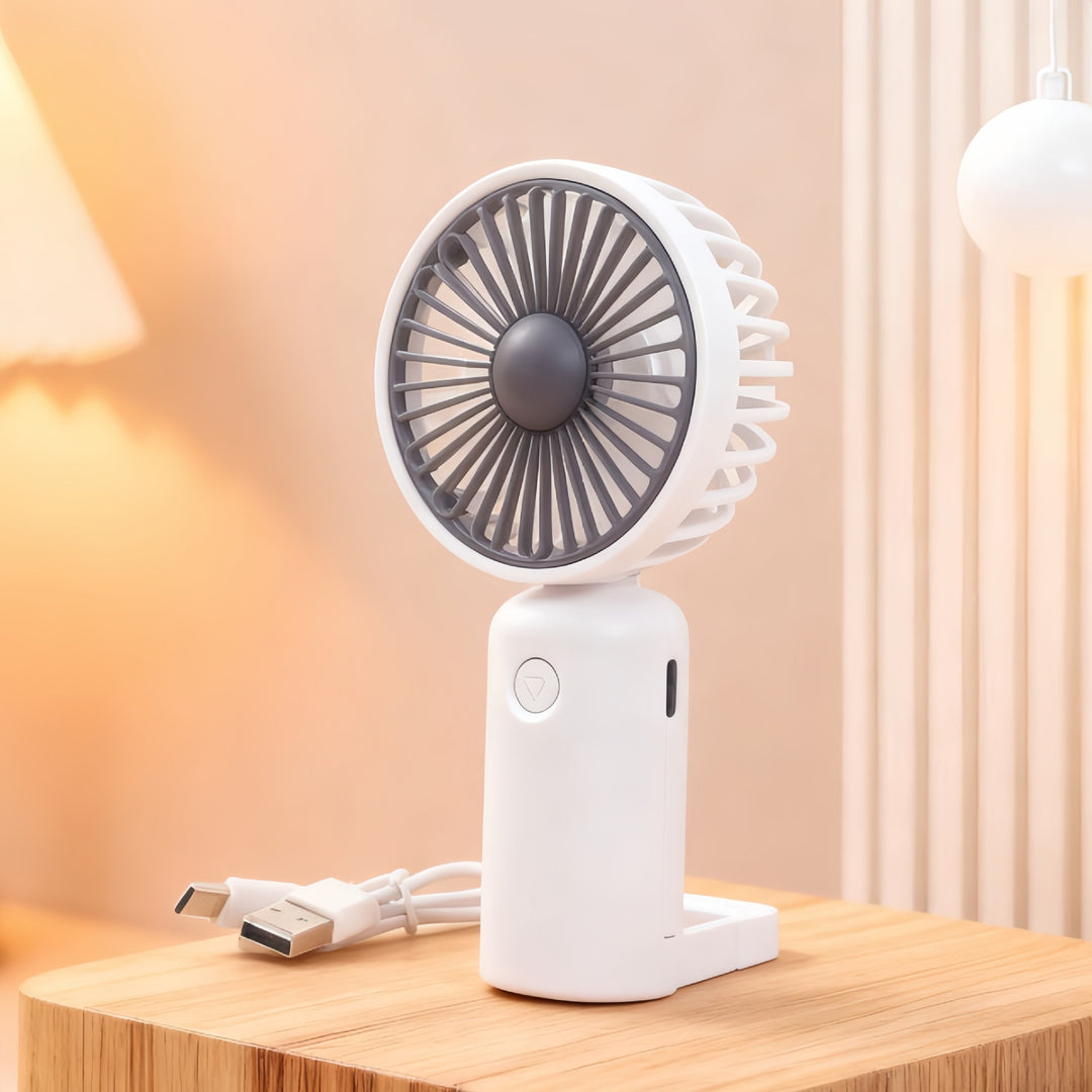 Dame Bærbar Håndvifte med USB-C-tilkobling og innovativ design Skanto