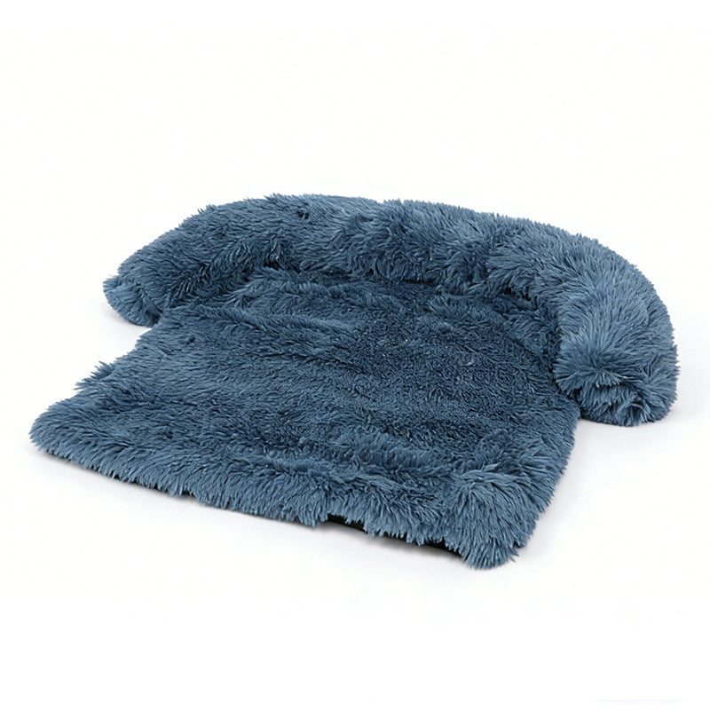 Luksus Falsk Pels Lounger Hundeseng