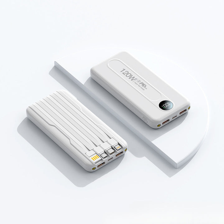 Høyytelses powerbank med digital skjerm og hurtigladingsfunksjon Skanto