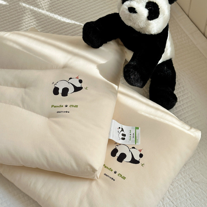 Damer Ergonomisk hodepute med lekent panda-motiv Skanto