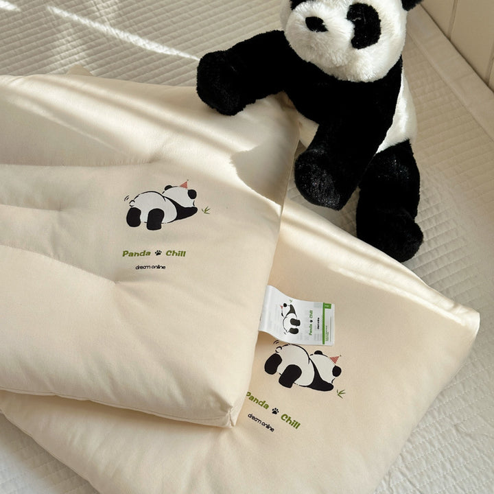 Damer Ergonomisk hodepute med lekent panda-motiv Skanto