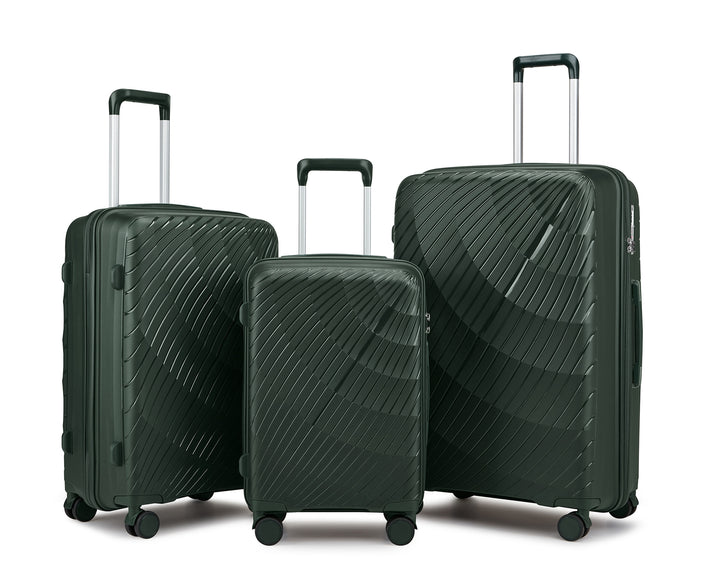 Unisex Premium Teksturert Hard Shell Kofferset Skanto