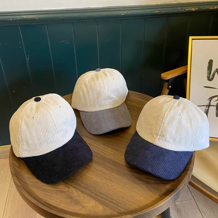Kvinnenes kordfløyels baseball cap Skanto