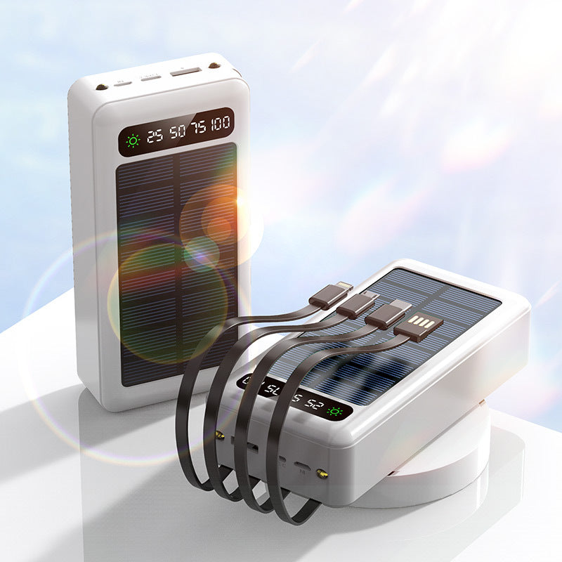 Solar-Powerbank med flere hurtigladingsfunksjoner Skanto