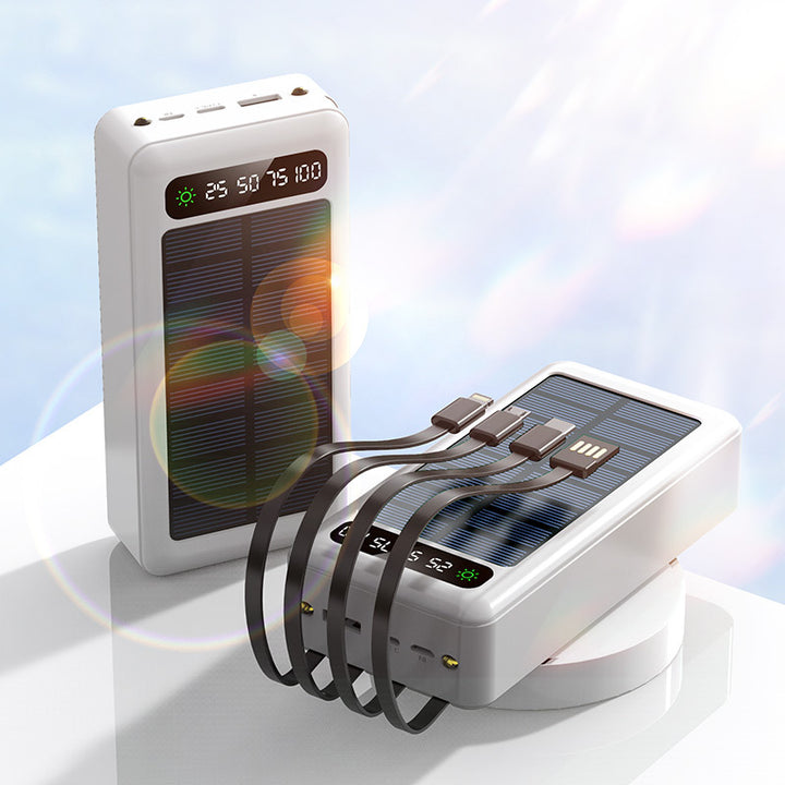 Solar-Powerbank med flere hurtigladingsfunksjoner Skanto
