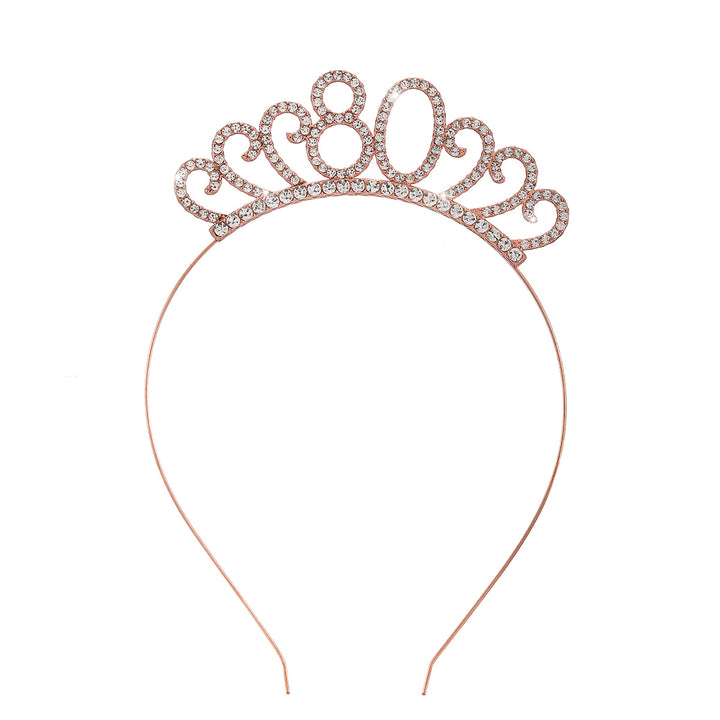 Dame Krystalltiara med personlig designet tallmotiv Skanto