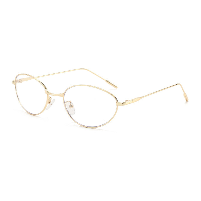 Dame fashionable solbriller i elegant oval design Skanto