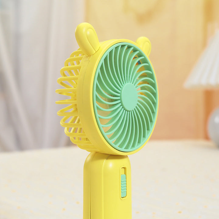 Kvinnelig bærbar håndvifte i kreativ bjørnedesign Skanto