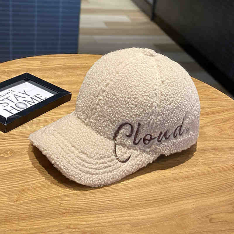 Kvinne Fluffy Teksturert Baseball Cap Skanto
