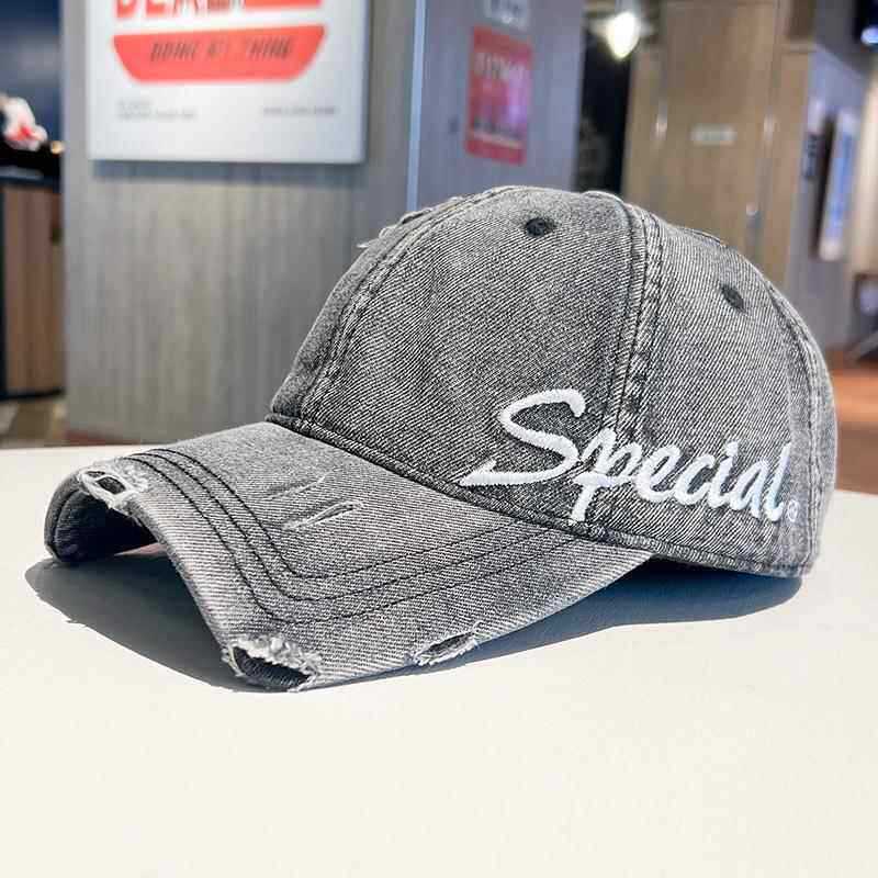 Unisex Slittet K bomull Far Cap Skanto