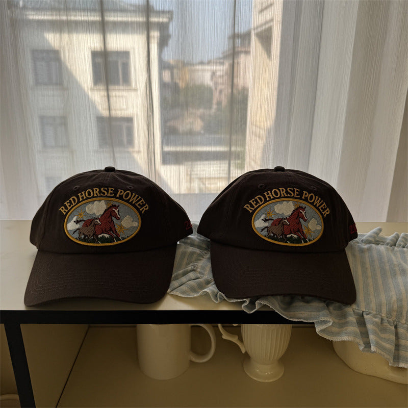Menn's Casual Brodert Caps Skanto