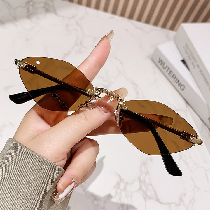 Dame Cat-Eye solbriller i moderne elegans stil Skanto