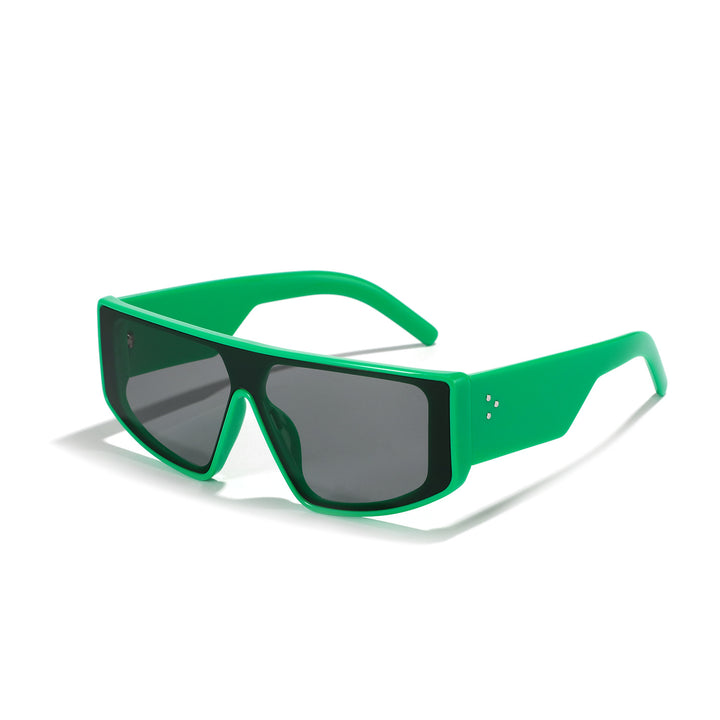 Dame futuristisk oversized solbrille Skanto