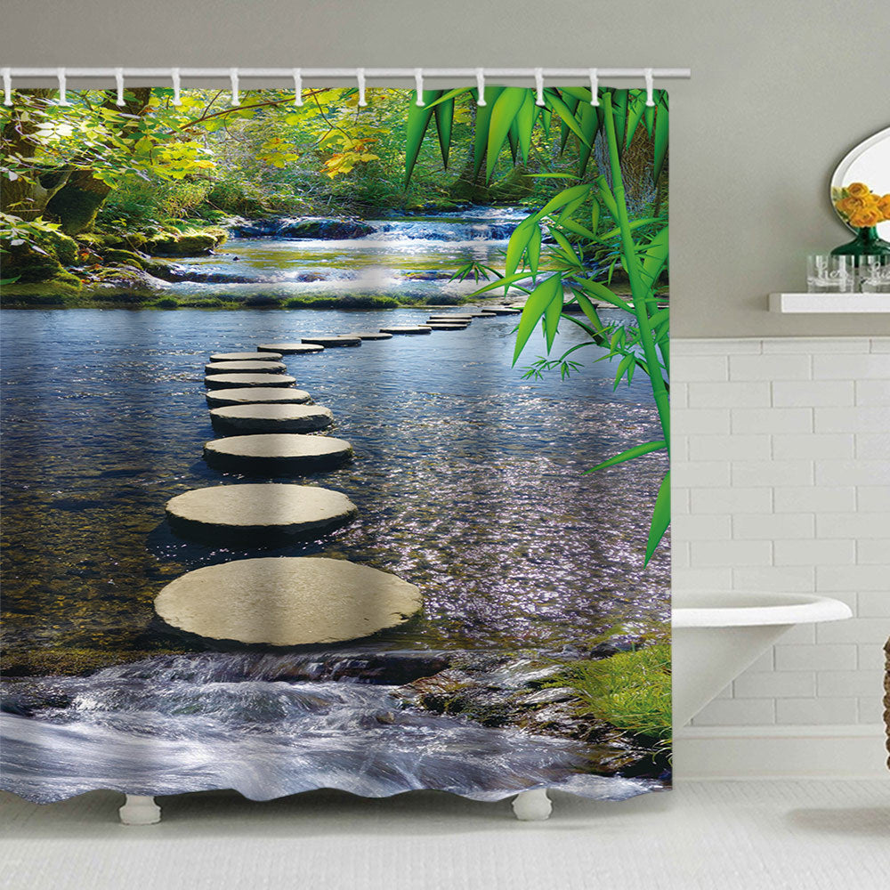 Tranquil Zen Nature Dusjforheng Skanto
