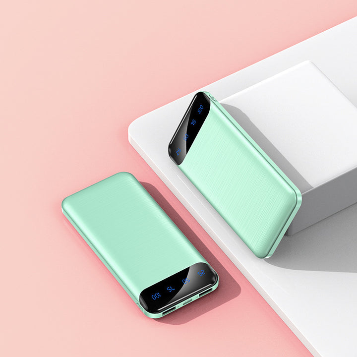 Bærbar powerbank med digital smart skjerm og rask ladingshastighet Skanto