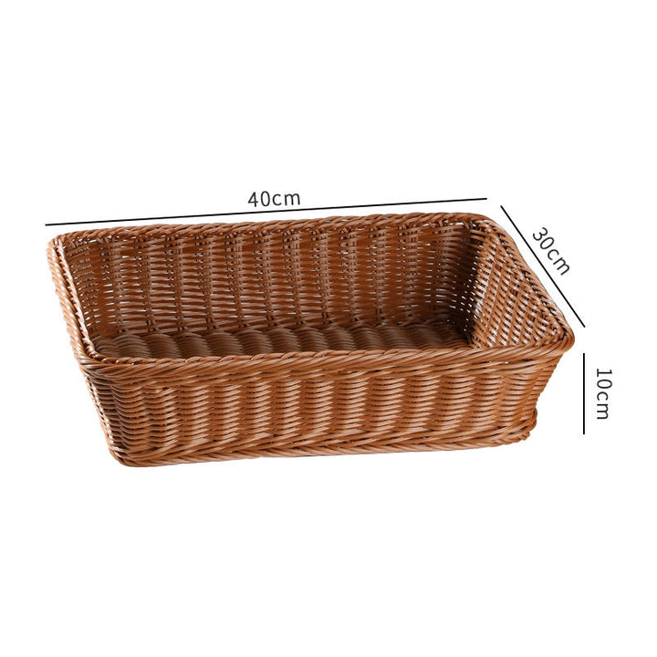 Håndvevd rustikk oppbevaringskurv med ergonomisk design Skanto