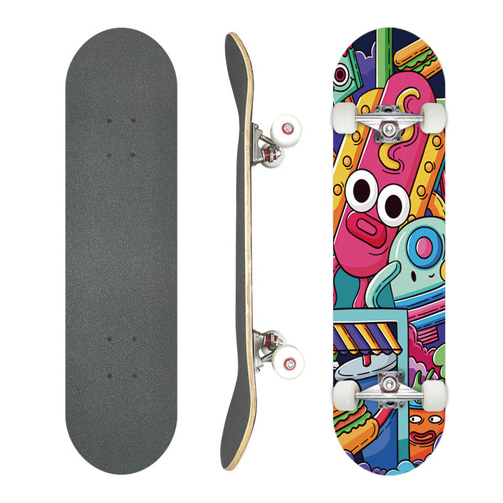Grafisk Kunstnerisk Skateboard Skanto