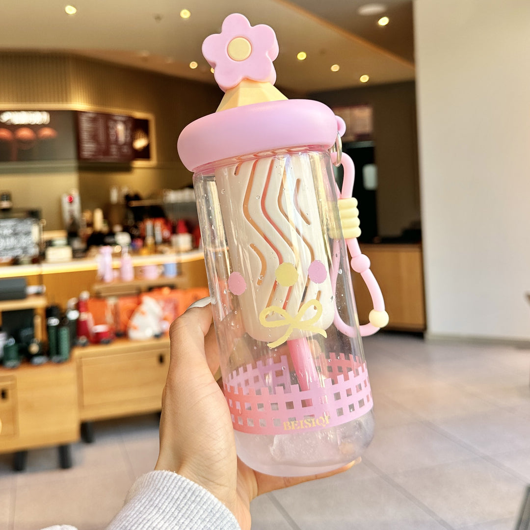 Unisex Drikkebecher med motiver og siliklokk Skanto
