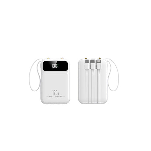 Bærbar Powerbank med Digitalt Display Fra Skanto