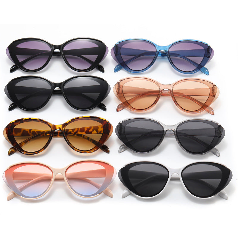 Dame Oversized solbrille med gradient Skanto