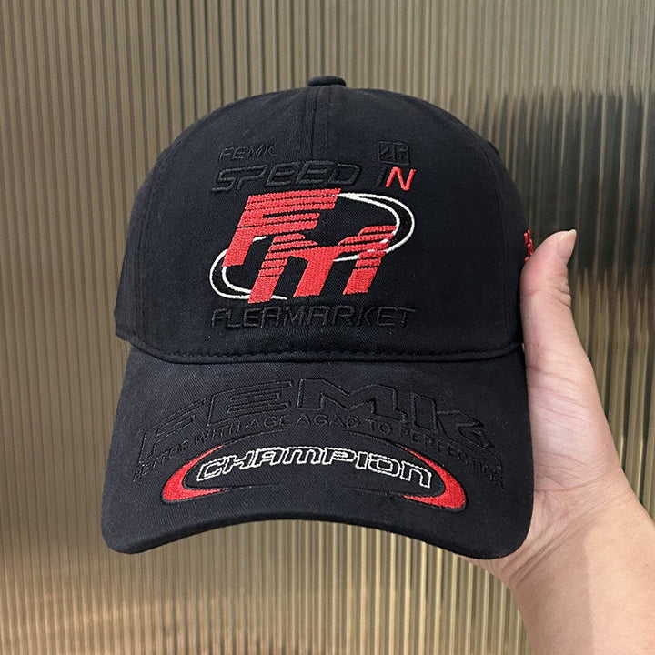 Herre Sporty Brodert Caps Skanto