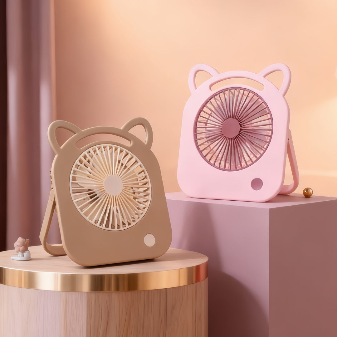 Dame bærbar mini-håndvifte med dyre-design Skanto
