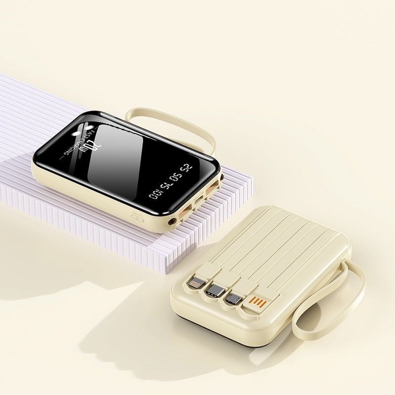 Powerbank med innovativ hurtigladefunksjon og digital skjerm Skanto